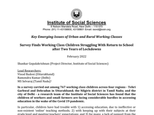 Survey Findings – Access to Education Survey Report – February 2022
