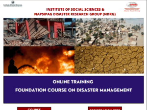 Foundation Course on Disaster Management