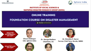 Online Training – Foundation Course on Disaster Management